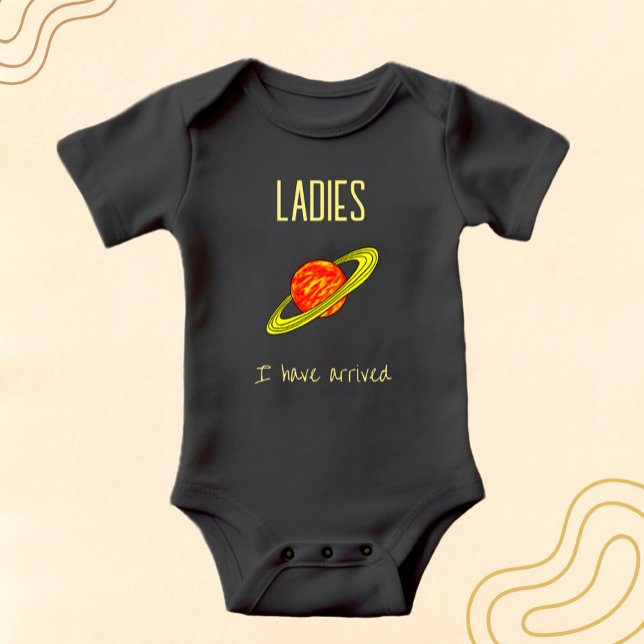 Saturn planet  baby bodysuit (Creator Uploaded)