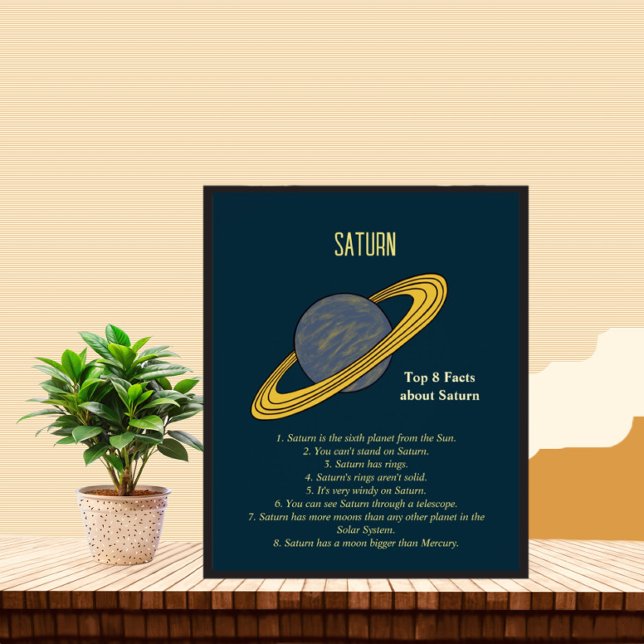 Saturn planet poster (Creator Uploaded)