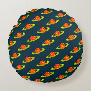 Saturn planet round cushion