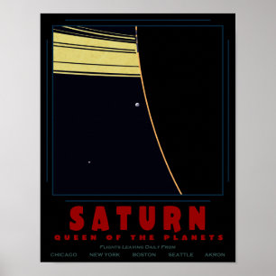 SATURN, Queen of the Planets Poster