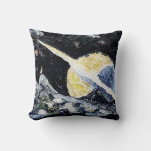 Saturn Rising by Alexandra Cook Cushion