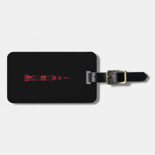 Saturn Rocket Luggage Tag