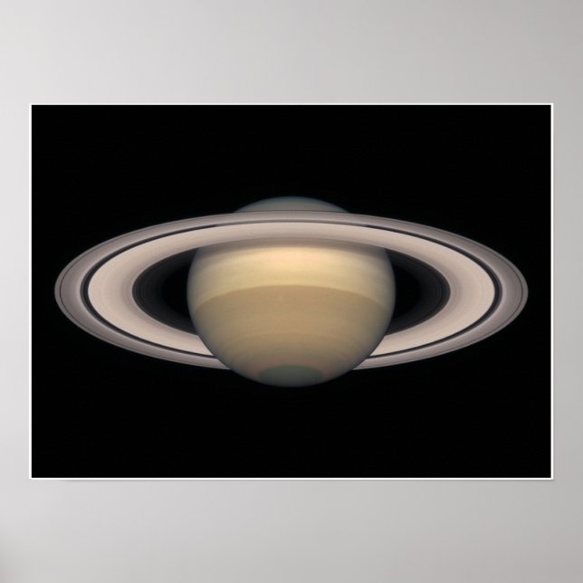Saturn Small Poster - Space and Astronomy gift (Front)