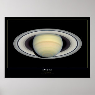 Saturn Space Science Astronomy Poster