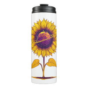 Saturn Sunflower Thermal Tumbler