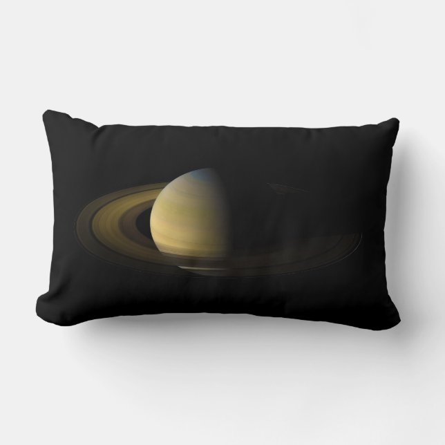 Saturn the Sixth Planet from the Sun Lumbar Cushion (Front)