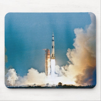 Saturn V Apollo Launch Mouse Pad