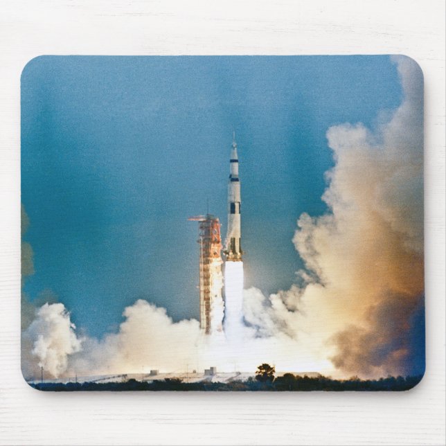 Saturn V Apollo Launch Mouse Pad (Front)