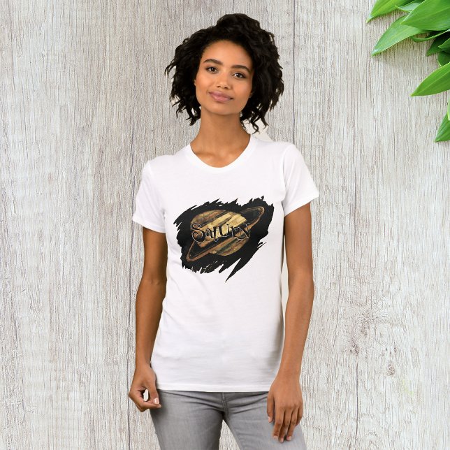 Saturn Womens T-Shirt (Creator Uploaded)