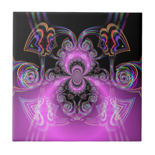 Saturn's Hearts Ceramic Tile