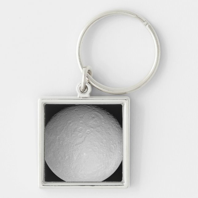 Saturn's icy moon Rhea Key Ring (Front)