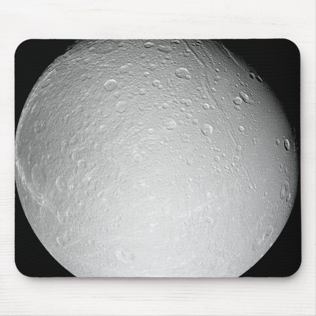 Saturn's moon Dione Mouse Pad (Front)