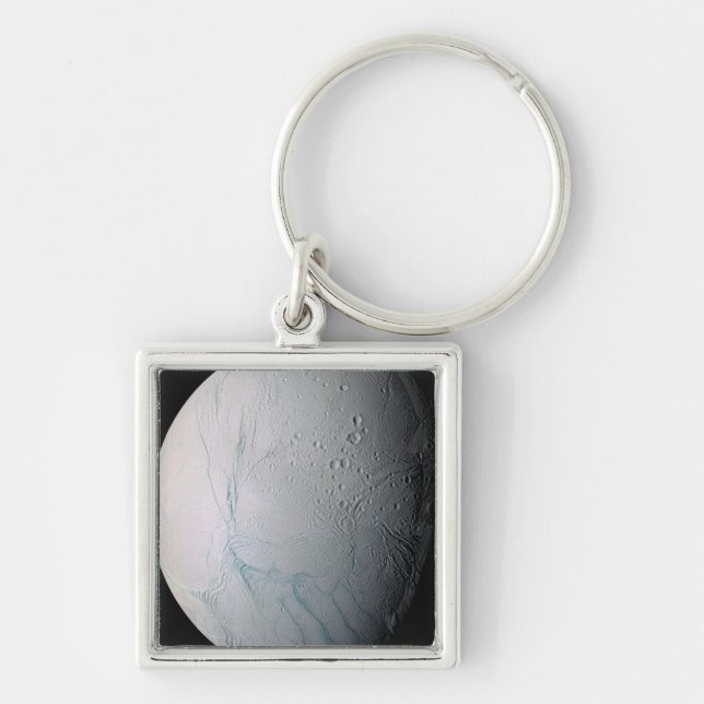 Saturn's moon Enceladus 2 Key Ring (Front)