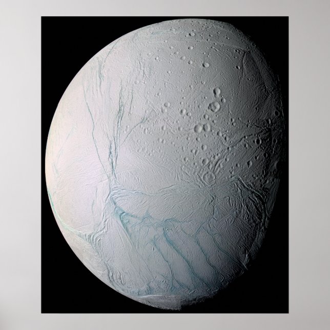 Saturn's moon Enceladus 3 Poster (Front)