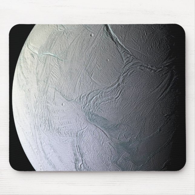 Saturn's moon Enceladus Mouse Pad (Front)