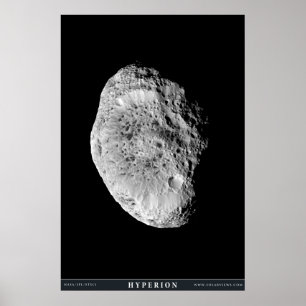 Saturn's Moon Hyperion Poster