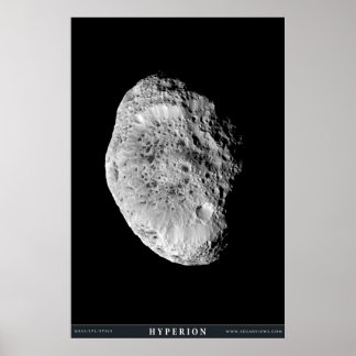 Saturn's Moon Hyperion Poster