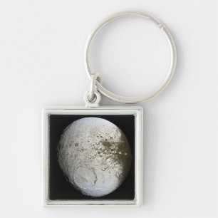 Saturn's moon Iapetus 2 Key Ring