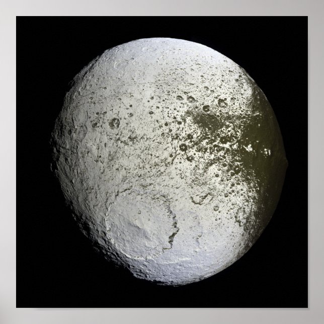 Saturn's moon Iapetus 2 Poster (Front)