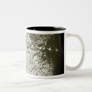 Saturn's moon Iapetus 2 Two-Tone Coffee Mug
