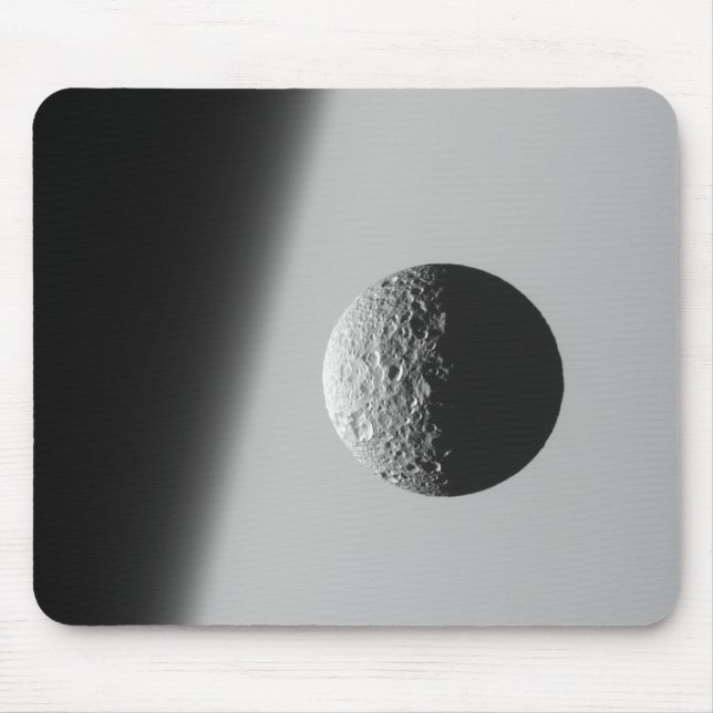 Saturn's moon Mimas Mouse Pad (Front)