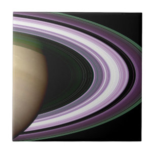 Saturn's Rings Ceramic Tile