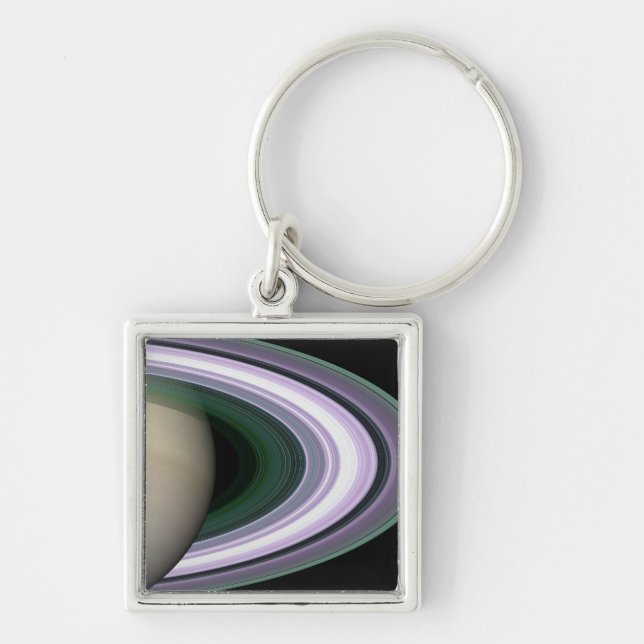 Saturn's Rings Key Ring (Front)