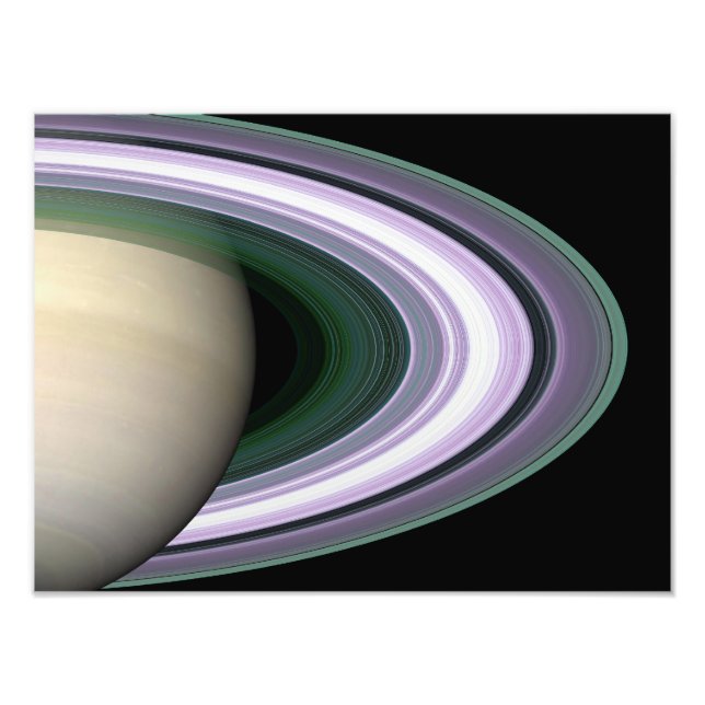 Saturn's Rings Photo Print (Front)