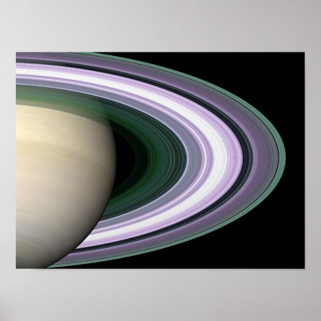Saturn's Rings Poster (Front)