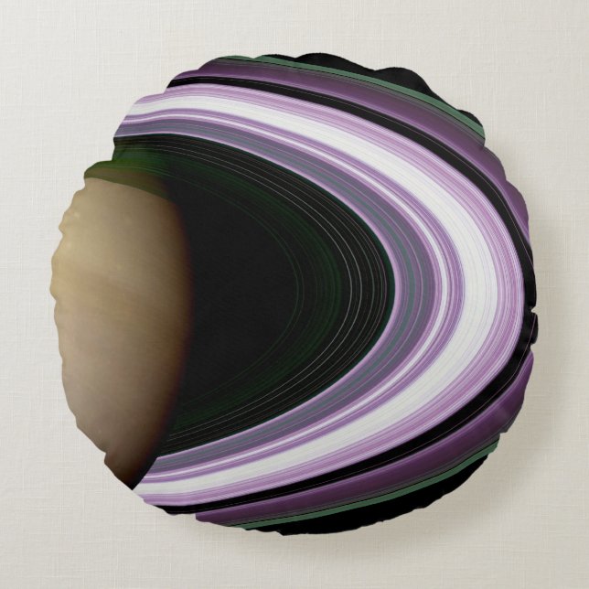 Saturn's Rings Round Cushion (Front)
