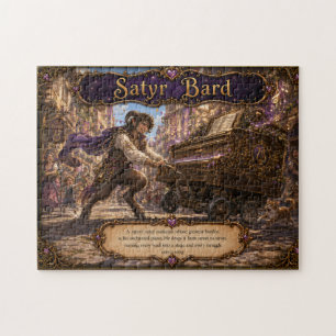 Satyr Bard and His Enchanted Piano Jigsaw Puzzle