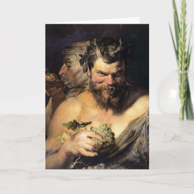 Satyr- Greeting Card (Front)
