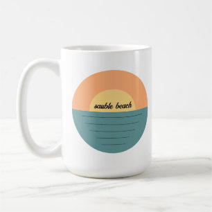 Sauble Beach Ontario Canada Retro lake beach sun Coffee Mug