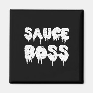 Sauce Boss Chef Bbq Cook Food Humourous Magnet