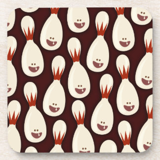 Saucy Bowling Pins Coaster