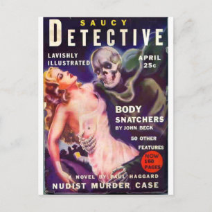 Saucy Detective Postcard