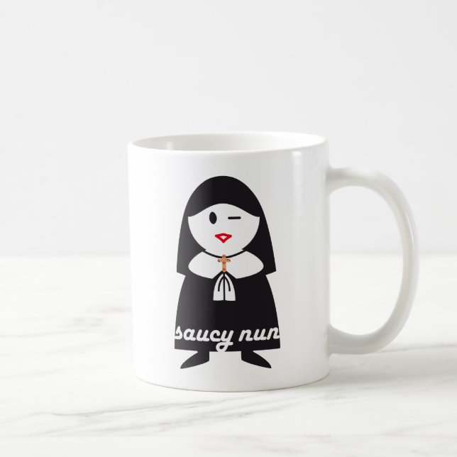 Saucy Nun Mug (Right)