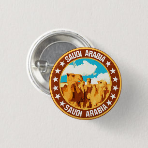 Saudi Arabia 3 Cm Round Badge