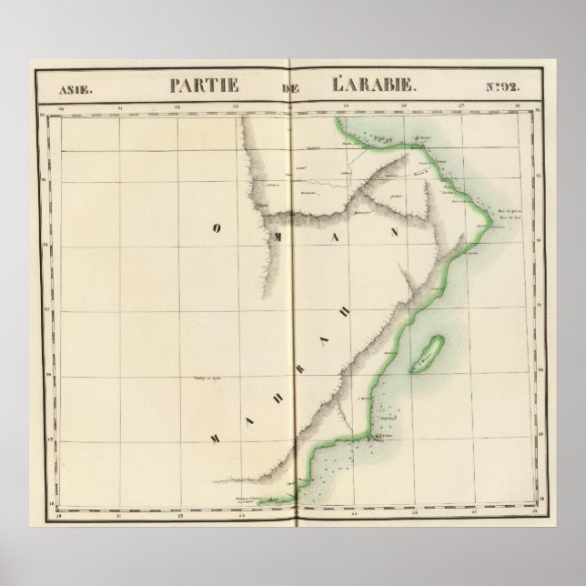 Saudi Arabia, Asia 92 Poster (Front)