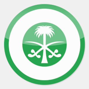 saudi_arabia classic round sticker