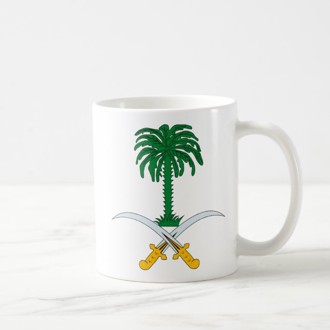 Saudi Arabia Coat of Arms Mug (Right)