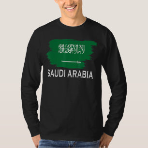 Saudi Arabia Country Saudi Flag for Men Women Kids T-Shirt