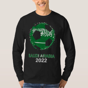Saudi Arabia Flag 2022 Supporter Saudi Arabian Soc T-Shirt