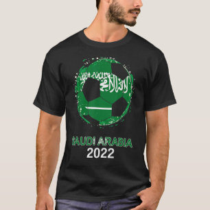 Saudi Arabia Flag 2022 Supporter Saudi Arabian Soc T-Shirt