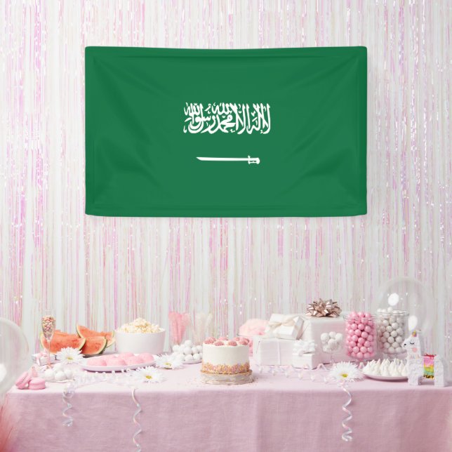 Saudi Arabia flag Banner (Party)