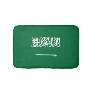 Saudi Arabia flag Bath Mat
