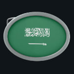 Saudi Arabia flag Belt Buckle<br><div class="desc">An ideal gift for all those who are patriotic of their country!</div>