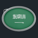 Saudi Arabia flag Belt Buckle<br><div class="desc">An ideal gift for all those who are patriotic of their country!</div>