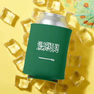 Saudi Arabia flag Can Cooler