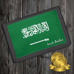 Saudi Arabia flag fashion, Saudi patriots / sports Trifold Wallet<br><div class="desc">WALLETS: Saudi Arabia & Saudi Arabian Flag fashion - love my country,  travel gifts,  grandpa birthday,  national patriots / sports fans</div>